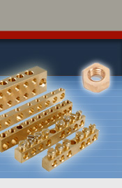 Brass inserts Brass terminals Brass terminal Blocks Brass fasteners jamnagar